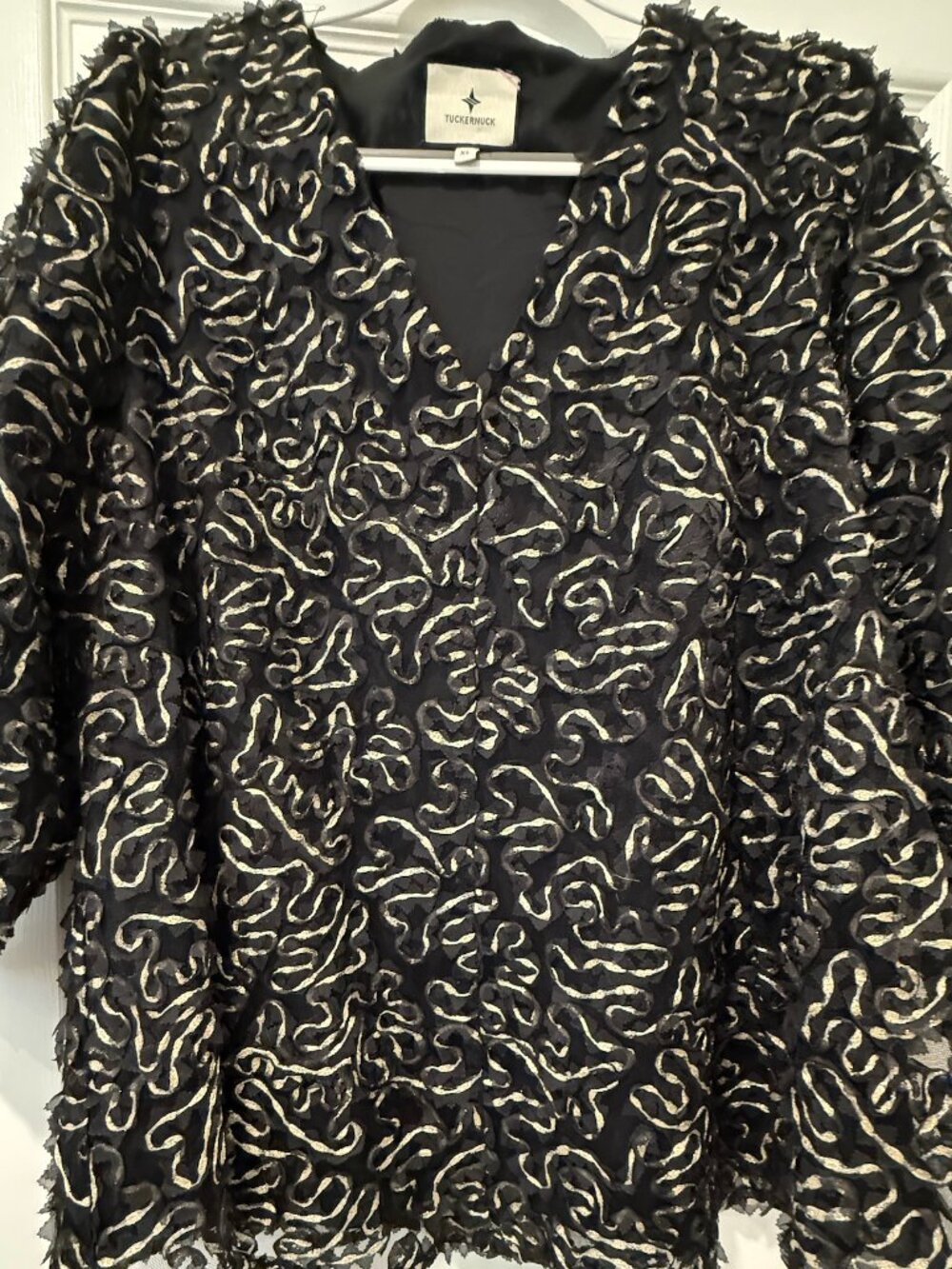 Tuckernuck Nightly Organza Easton Blouse
